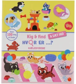 Forlagte Bolden Bog - Kig og find og sæt ind: Hvor er KÆLEDYRENE