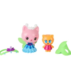 Gabby's Dollhouse Figurer - Queen Kitty Fairy & Kitty Gnome