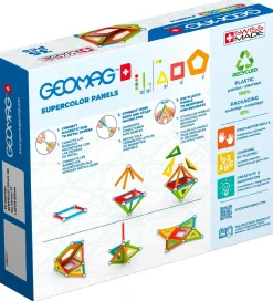 Geomag Magnetsæt - Supercolor Panels Recycled - 35 Dele
