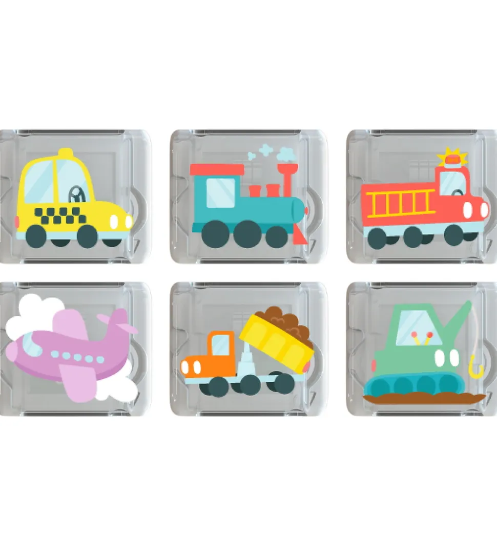 Glo Pals Sansekuber m. Lys - 6 Stk. - Awesome Autos