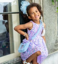 Great Pretenders Skuldertaske - Rainbow Cuddle - Periwinkle