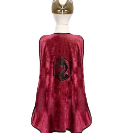 Great Pretenders Udklædning - Ridder Kappe m. Skjold/Krone