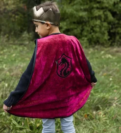 Great Pretenders Udklædning - Ridder Kappe m. Skjold/Krone