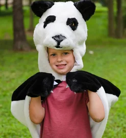 Great Pretenders Udklædning - Kappe - Panda - Hvid/Sort