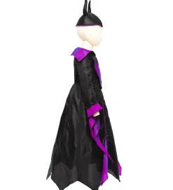 Great Pretenders Udklædning - Skurk Prinsessekjole m. Hat - Sort