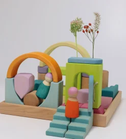 Grimms Trælegetøj - Building World - Cloud Play