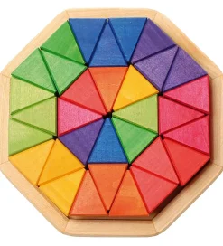 Grimms Trælegetøj - Octagon - 33 Dele - Multifarvet