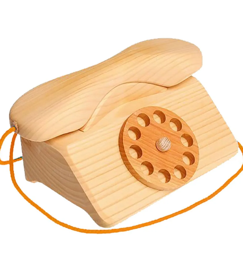 Grimms Trælegetøj - Telefon - Natur