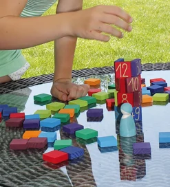 Grimms Trælegetøj - Tællebræt - 201 Dele - Multifarvet