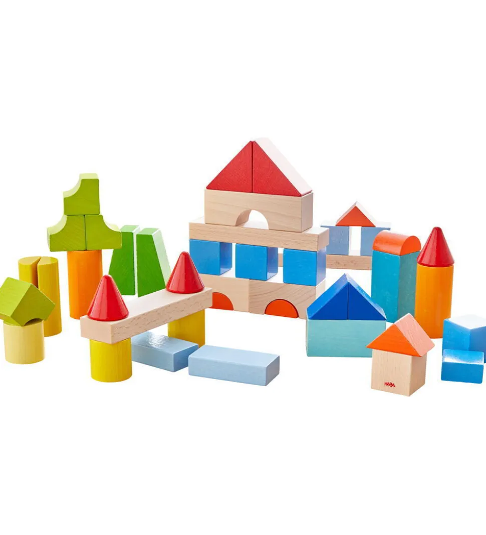 HABA Byggeklodser - Træ - My First Building Blocks - 46 stk
