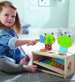 Haba Hammerspil/Xylofon - Frøer - Natur/Multifarvet