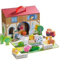 HABA Play World Legetøj - 23 Dele - Gård