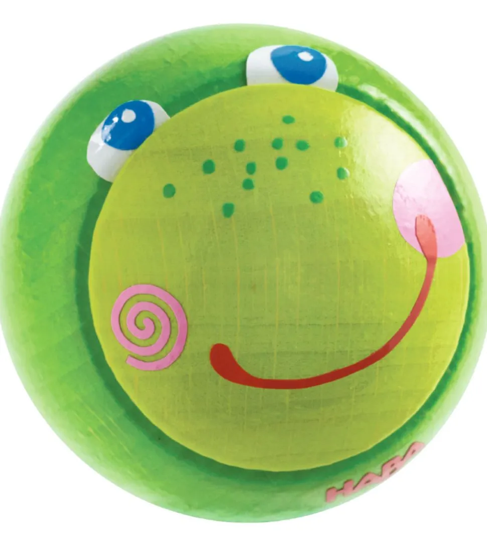 Haba træbold til kuglebane - Grøn med Fabian Frø