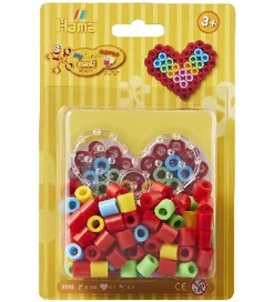 Hama Maxi Perlesæt - 100 stk. - Hjerte
