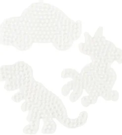 Hama Midi Perleplader - 3-pak - Bil, Dinosaur & Papegøje