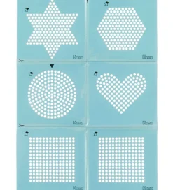 Hama Midi Perleplader m. Stickers - 5 stk/6 stk - Gemotrisk