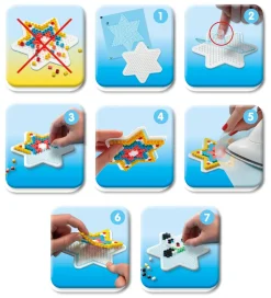 Hama Midi Perleplader m. Stickers - 5 stk/6 stk - Gemotrisk