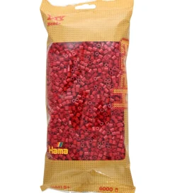 Hama Midi Perler - 6000 stk. - 114 Kirsebærrød