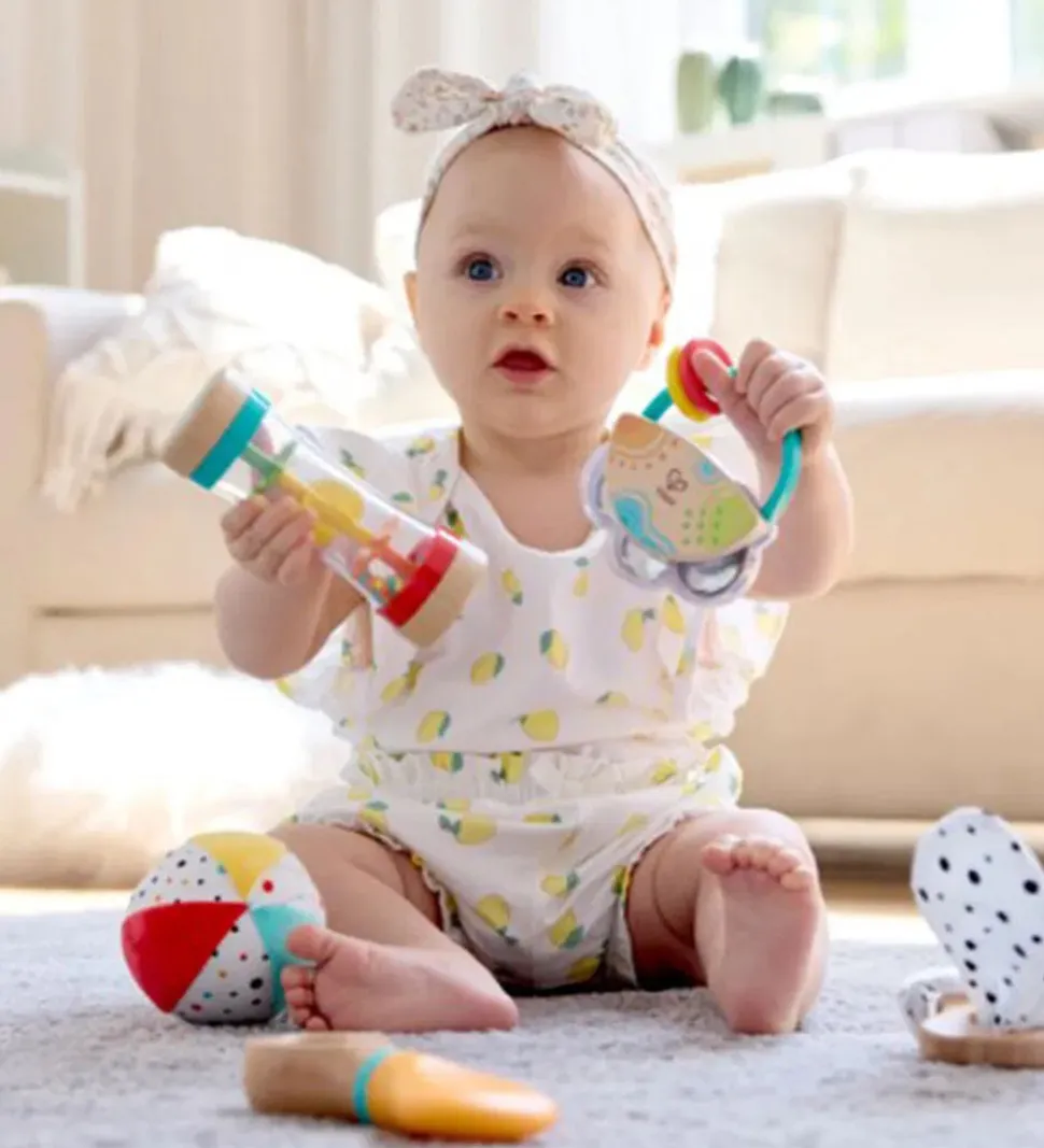 Hape Aktivitetslegetøj - 5 In 1 Baby Sensory Set