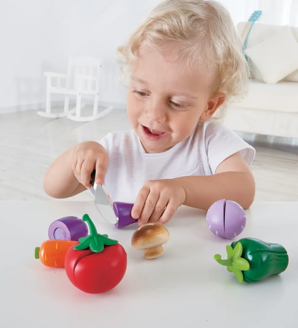 Hape Legemad - 8 Dele - Grøntsager Fra Haven