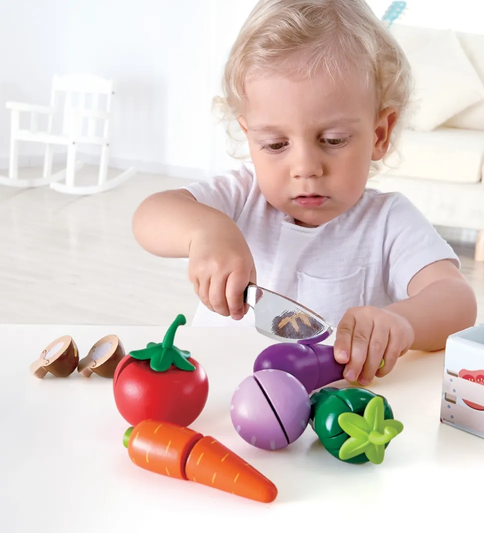 Hape Legemad - 8 Dele - Grøntsager Fra Haven