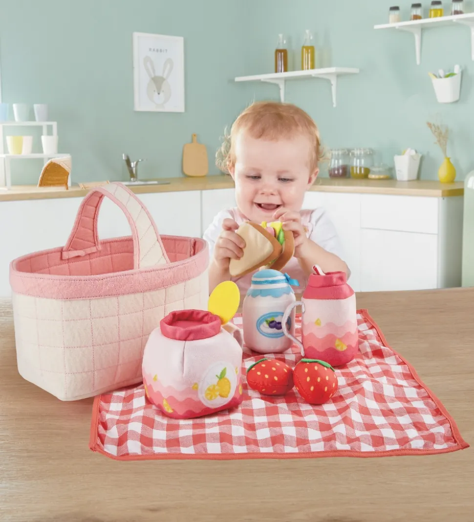 Hape Legemad - 12 dele - Picnic Kurv