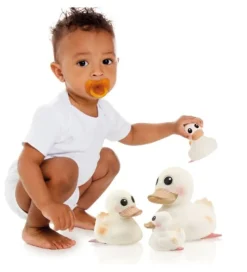 Hevea Gummiand - Kawan Mini - Hvid