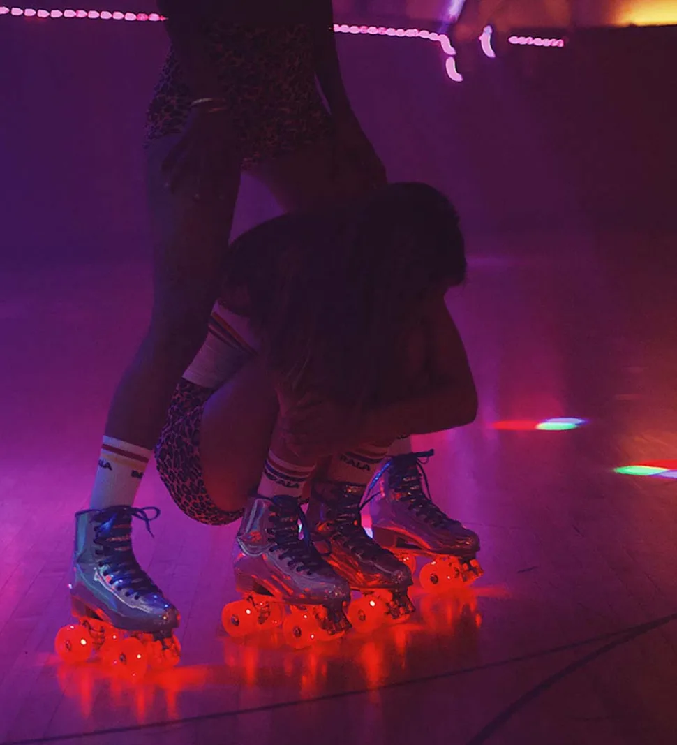 Impala Hjul - 4-pak - 62 mm - Blå m. Lys