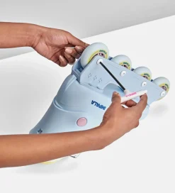 Impala Hjul - 4-pak - 70 mm - Sky Blue/Gul