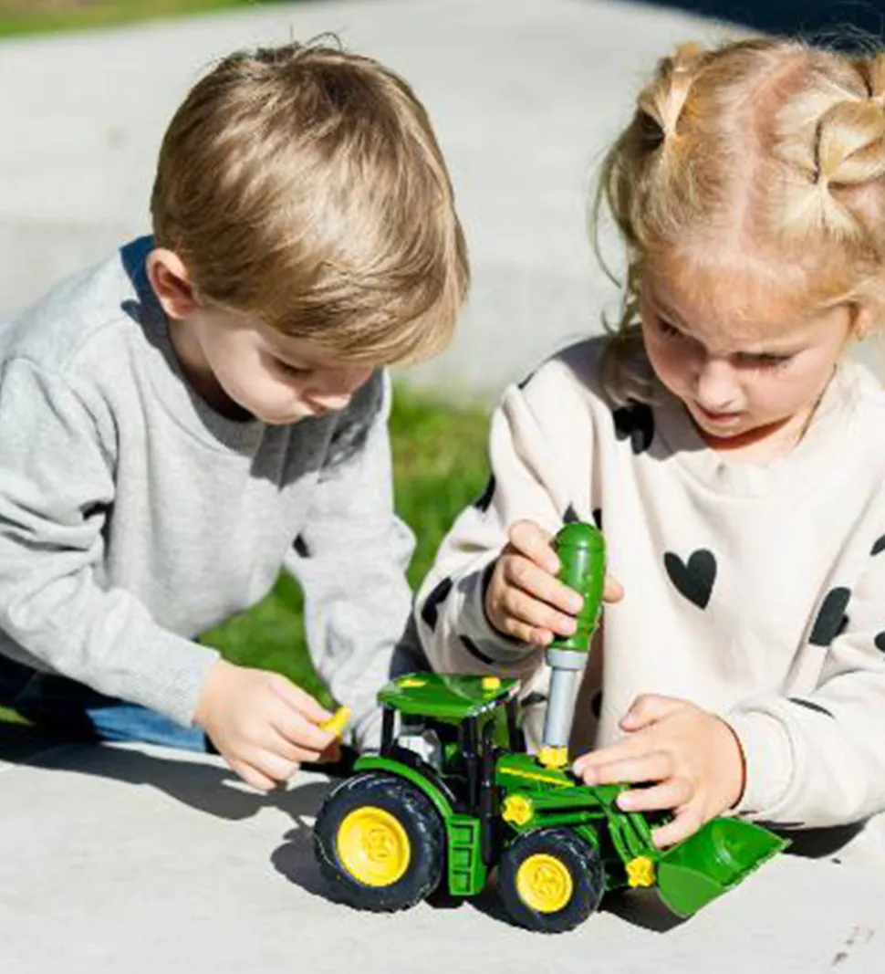 John Deere Traktor m. Frontlæsser