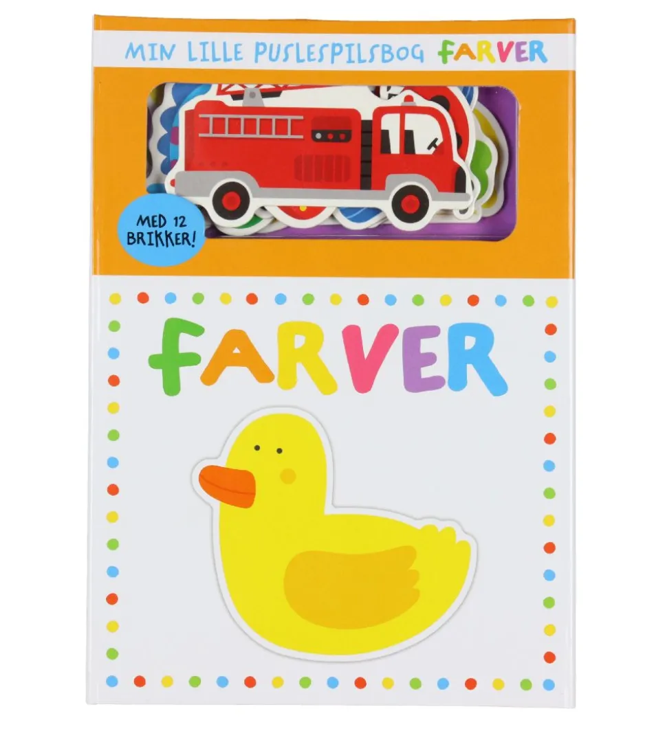Karrusel Forlag Aktivitetsbog - Min Lille Puslespilsbog - Farver