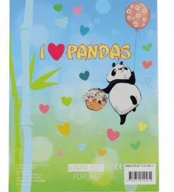 Karrusel Forlag Malebog - I Love Pandas