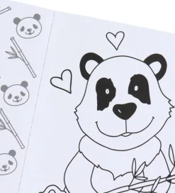 Karrusel Forlag Malebog - I Love Pandas