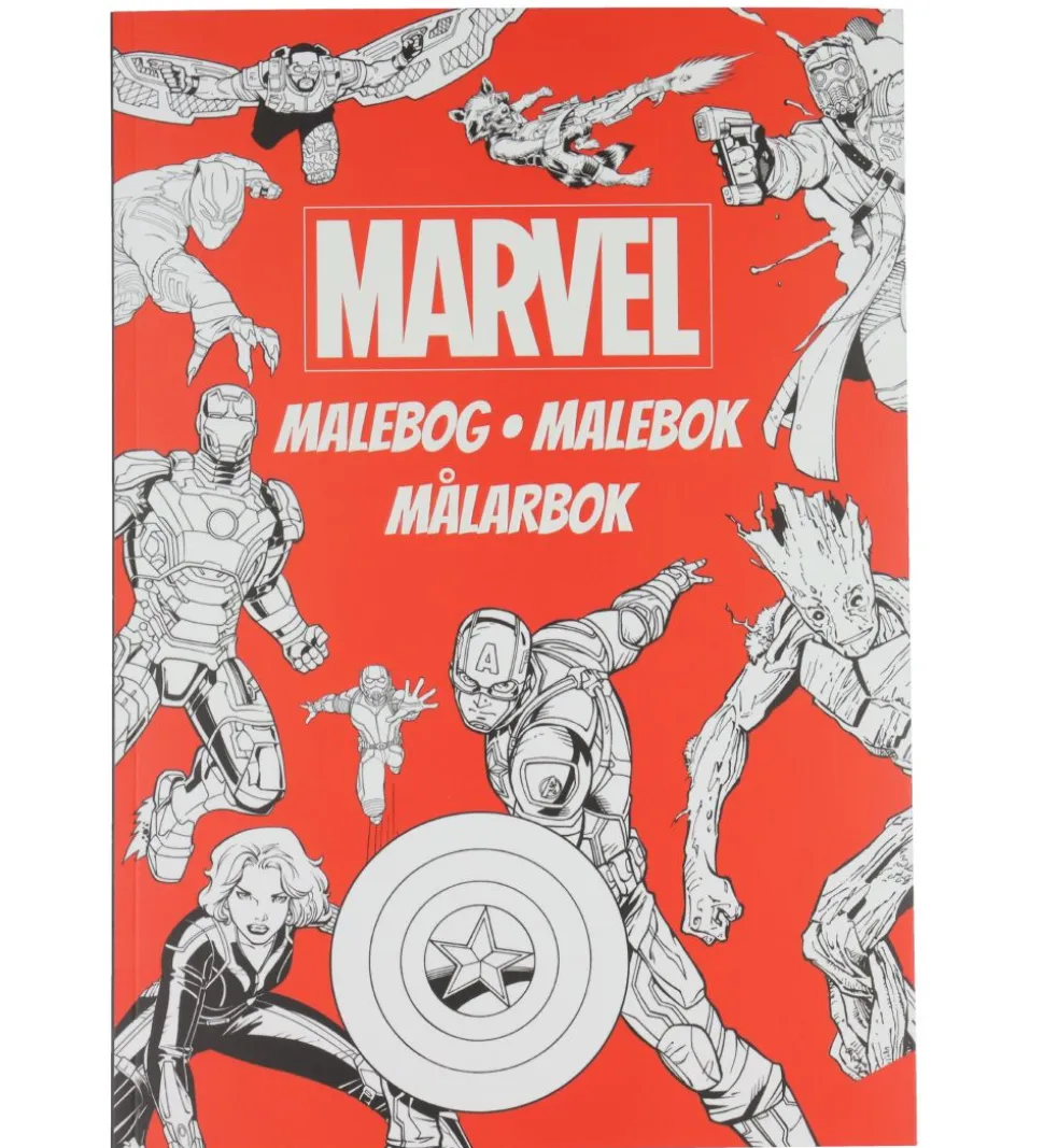 Karrusel Forlag Malebog - Marvel