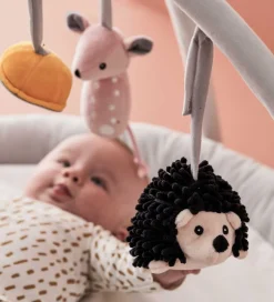 Kids Concept Aktivitetstæppe - Edvin - Grå m. Dyr