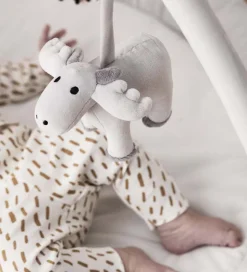 Kids Concept Aktivitetstæppe - Edvin - Grå m. Dyr