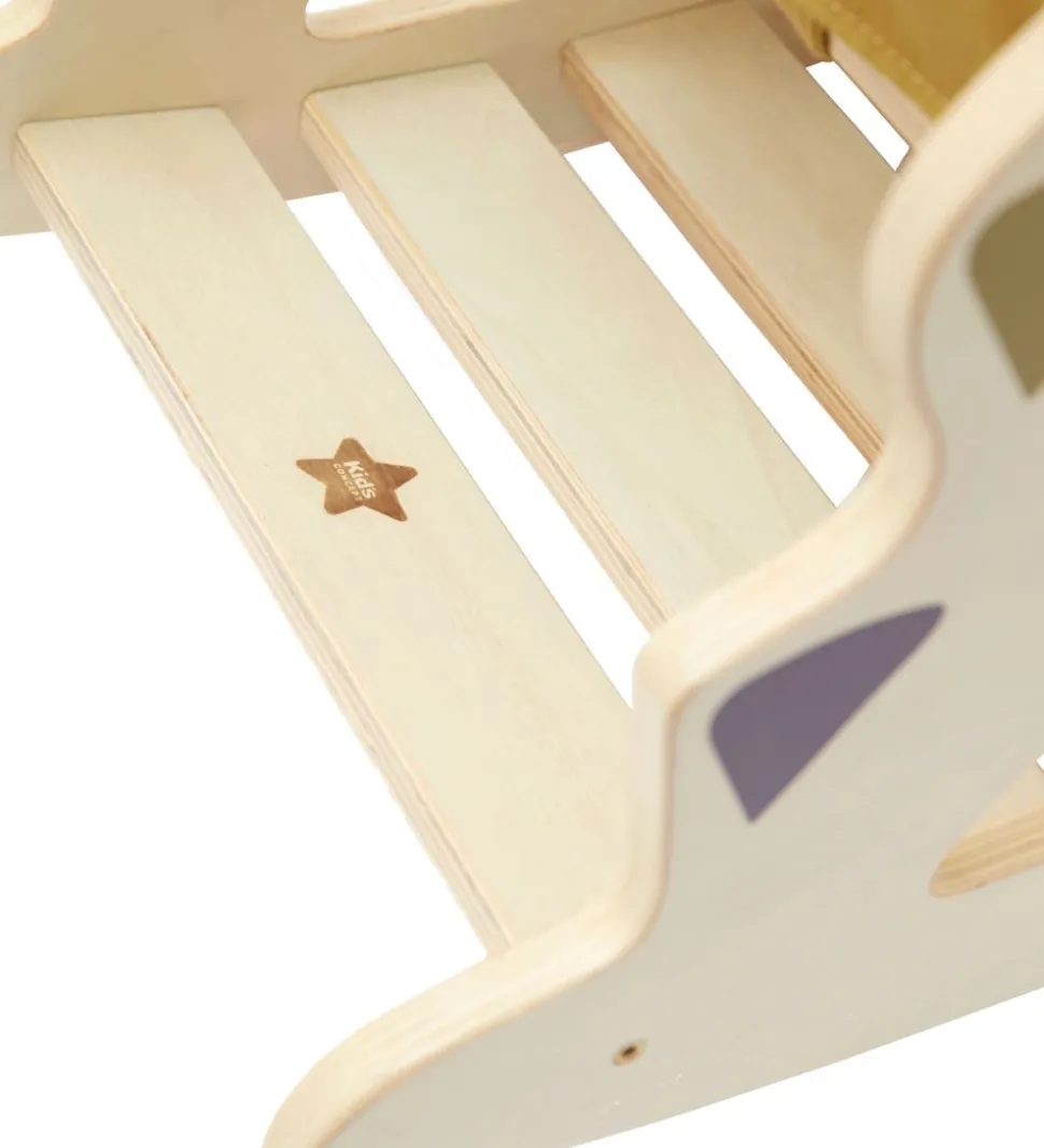 Kids Concept Gyngehest - Træ - Dinosaur