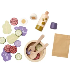 Kids Concept Legemad - Salat sæt - Træ