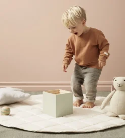 Kids Concept Legetæppe - 100 cm - Naturhvid