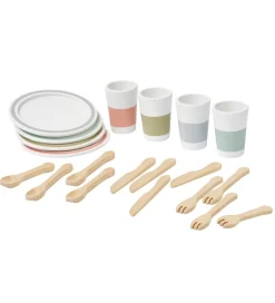 Kids Concept Spisestel - Bistro - Træ/Hvid