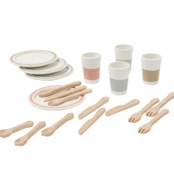 Kids Concept Spisestel - Bistro - Træ/Hvid