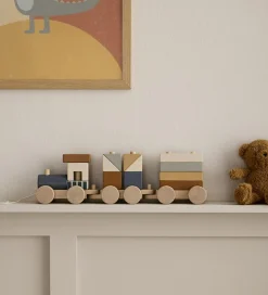 Kids Concept Tog m. Klodser - 38 cm - Træ