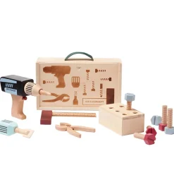 Kids Concept Trælegetøj - Værktøjskuffert - Træ