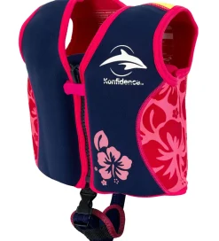 Konfidence Svømmevest - Original - Navy Hibiscus