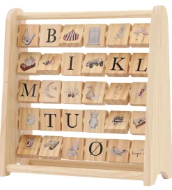 Konges Sløjd Aktivitetslegetøj - ABC Blokramme - Træ - Multi
