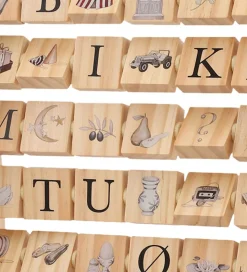 Konges Sløjd Aktivitetslegetøj - ABC Blokramme - Træ - Multi