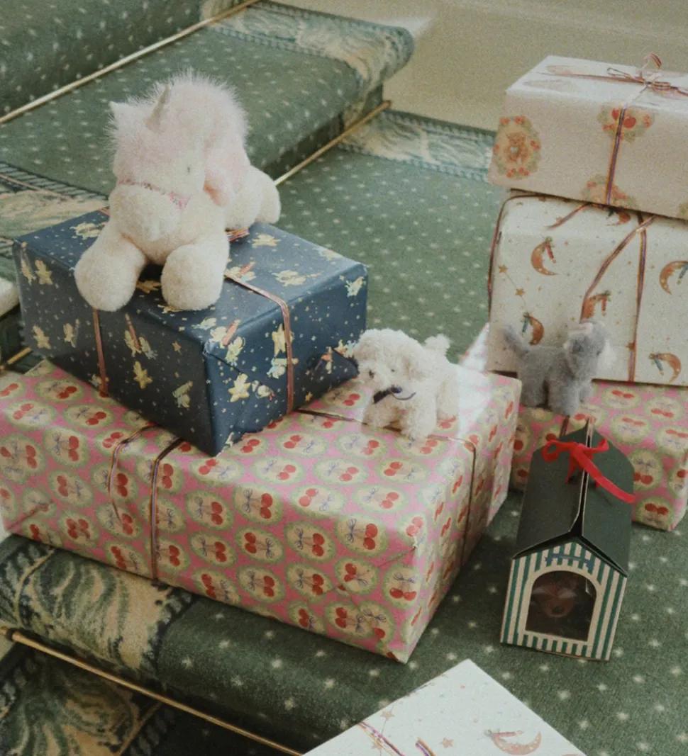 Konges Sløjd Bamse - Enhjørning - 30 cm - Beige/Rosa