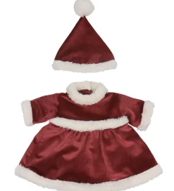Konges Sløjd Dukketøj - Julekjole-sæt - Jolly Red