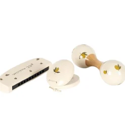 Konges Sløjd Musikinstrumenter - Træ - 3 Dele - Lemon