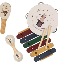 Konges Sløjd Musikinstrumenter - Træ - 4 Dele - Circus